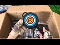 Special police weapon toy set unboxing |M416, M14 automatic rifles |bulletproof vests |Glock pistols