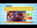 Super Mario Bros Movie Quiz -  True or False (Part 2) ❌ ✅