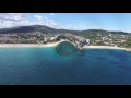 PLATJA D'ARO(COSTA BRAVA) A VISTA DE DRONE-DJI PHANTOM 3 ADVANCED