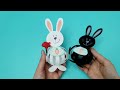 페이퍼볼 토끼/2023년 계묘년 검은 토끼 만들기/종이공예/paper ball rabbit/paper art