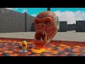 Pacman and Friend VS Smart Monkey-Like Monster Head and Lava Solution