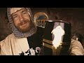 🛡️ASMR🛡️Medieval Helmet Fitting (whilst under siege)