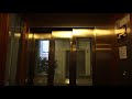 4-SPEED DOORS! 1950 KONE traction elevators (2010 Schindler) @ Meilahti Hospital, Helsinki, Finland
