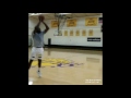 Julius Randle working on his jumpshot