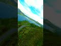 Flying FPV drone from a Scottish Cliff Edge