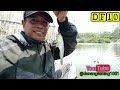 Full senyum mancing di empang Jali