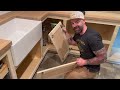 Build Cabinets The Easy Way || How To Build a Corner Cabinet