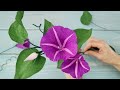 paper morning glory/crepe paper flower/DIY/나팔꽃 종이꽃 만들기