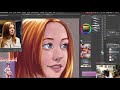 Willow's portrait on Clip Studio Paint Timelapse