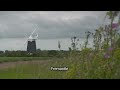 Norfolk | Norfolk Broads | Windmill | Countryside | Cloudy Day | Fremantle stock footage |E17R52 001