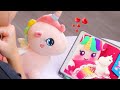 DIY Miniature House ❤️ How To Make Cute Rainbow Unicorn House with Aquarium Around from Cardboard