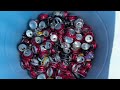 Massive Can Meltdown - Pure Aluminum From Cans - ASMR Metal Melting - DIY - BigStackD Mirrored Bar