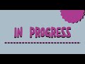 In Progress - Original song by Art ‘n’ Stuff - Made using Groovepad