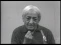 Can you observe sensation without identifying with it? | J. Krishnamurti