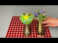 3 Easy ideas plastic bottles! Floating candle and candle holder!