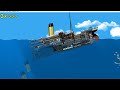 RMS Titanic with INTERIOR ◉ Floating Sandbox