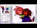 [SPEEDPAINT] Frisk and Chara - Undertale