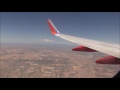 Southwest Airline Flght 1974 Boeing 737-700  landing at Phoenix Sky Harbor International Airport
