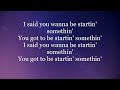 Michael Jackson - Wanna Be Startin' Somethin' (Lyrics HD)