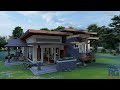 Bungalow  House Design 3-Bedrooms (Capiz House Insprired)