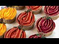 How To Make Pumpkin Themed Cupcakes - ZIBAKERIZ