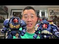 Comparison of JoyToy x Warhammer 40K Space Marine Ultramarines Terminators Original vs Primaris