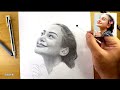 girl portrait drawing || sketch kaise banaye || how to draw