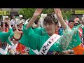 盛岡さんさ踊り20180804　ミスさんさ、ミス横笛、ミス太鼓さんたちの滝の広場でのさんさ踊り披露　パート１　ズーム視点版