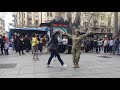 Tbilisi 14.04.2019 Грузинские танцы на Руставели - 2. Georgian dance video 2