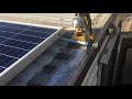 Installing solar panels adding no holes in the roof! Part 3