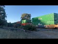 Union Pacific IOANP Intermodal Train Eckley Pier Crockett, CA UP 2692 With Mid-Train DPUs