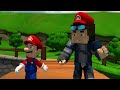 The Super Mario Bros  MOVIE IN MINECRAFT Challenge! Ft Sonic (official) Minecraft Animation Story