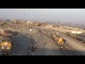 Railfanning West Colton UP yard with power moves and BNSF power on June 12th 2019