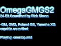 Onestop.mid played back with OmegaGMGS2 by Rick Simon