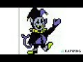 The World Revolving but Jevil is having a stroke, seizure and falling down the stairs