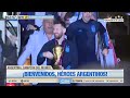 Argentina return home after winning 2022 World Cup final || MESSI