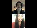 Nicole Maines and Azie Tesfai (Warner Bros live stream)