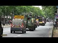 Massive Convoy of Tanks in Paris on Bastille Day
