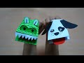 How to make a hand puppet from one sheet of paper | Animal hand puppets DIY | Maison Zizou