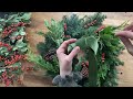 Easy DIY: Transforming a Simple Supermarket Wreath to Match My Festive Decor | ASMR