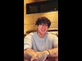 200627 christian yu instagram live