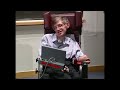 Stephen Hawking speaks at MIT - Education and Technology Sept. 1994