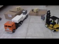 rc truck with rc forklift working by Lemateurfou