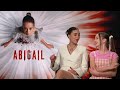 ABIGAIL Actors Melissa Barerra and Alisha Weir | FULL INTERVIEW