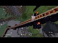 MINECRAFT - My Pet wolf & sheep ride my minecart superfun ROLLERCOASTER!