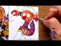 [Drawing FNF] Sesame Street Glitch PIBBY - Broken Strings ,Tantrum (All Characters) Pibby Elmo