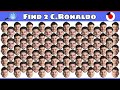 Guess The Player ? 🔎 Find RONALDO ~ Test Your Eyes | Find Cr7 , Messi , Neymar , Mbappe ?