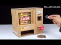 How to Make A Chocolate Vending Machine From Cardboard Without DC Motor