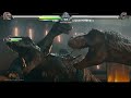 T-rex vs Giga with Healthbars