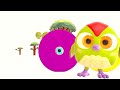 HOPHOP THE OWL🦉 Boat Cartoon for babies 🌈 Learn colors for kids